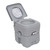 Outsunny 20L Camping Toilet - Portable Travel WC for Caravan, Picnic, Fishing - Best Quality Restroom Equipment