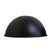 210mm Dome Easy Fit Light Shades Modern Ceiling Pendant Lampshades - Black Inner Black