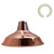 Retro Barn Light Shades Modern Ceiling Pendant Lampshades Metal Various Colors - Rose Gold