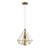 Gold Vintage Industrial E27 Ceiling Hanging Light Cage Shade Loft Style Metal Ceiling Pendant Lamp - with bulb / Gold Single