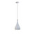 Metal E27 Teardrop Pendant Light Modern Industrial Hanging Light Fixture - with bulb / White