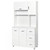 Freestanding Kitchen Storage Cabinet w/ Cupboard Cabinets Drawers Handles Shelf