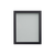Foil Wrapped MDF Picture Photo Frame Fitted with Perspex Plexiglass, Black Frame - 22.9x15.2
