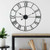 78CM ROMAN METAL CLOCK: Stunning, Statement-Making Open Back Wall Clock with Metal Numerals