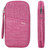 Vinsani Family Travel Holiday Wallet Passport Holder & Document Organiser Case Men Women for Tickets, ID Card, Credit Cards, Currency Holder - Fuchsia
