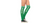 Vinsani Knee High Socks - High Quality Cotton, One Size Fits All, Super Comfort - Green Beer