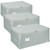 VINSANI STORAGE BAGS - Huge Capacity, Strong & Waterproof - Perfect for Clothing, Toys, and More - 4 Colors, 2 Sizes - Large / Light Grey