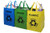 VINSANI SET OF 3 RECYCLING BAGS 0009106
