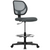 Vinsetto Swivel Mesh Office Chair w/ Adjustable Footrest Ring - Charcoal grey