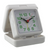 High-Quality Wm.Widdop Travel Alarm - White Case & Dial, Luminous Hands, Battery Included