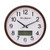 Wm.Widdop Luminous Wall Clock with LCD Display W8017