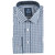 Horizon Blue Albert and Maurice Mens Lugwardine Check Shirt
