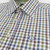 Collar for Olive and Brown Albert and Maurice Mens Taverner Check Shirt