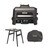 Woodfire Pro XL Electric BBQ Grill & Smoker with Stand & Cover Woodfire Pro XL Electric BBQ Grill & Smoker with Stand & Cover