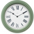 Acctim Devonshire Traditional 28cm Quartz Sage Green Wall Clock 22715