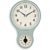 Acctim Kitchen Time 20cm Timer Quartz Retro Style Domed Glass Lens Sage Wall Clock 21598