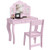 AIYAPLAY Kids Dressing Table Set Make up w/ Stool, Drawer, for Playroom