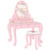 AIYAPLAY Kids Dressing Table Set, 2 PCS Children Vanity Table with Stool