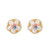 Ladies Flower Pearl Earrings in Gold Plated Ladies Flower Pearl Earrings in Gold Plated