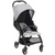 AIYAPLAY Travel Stroller with Easy Folding, Lightweight Pushchair - Light Grey