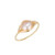 Ladies Ellipse Shape Pearl Gold Plated Ring Ladies Ellipse Shape Pearl Gold Plated Ring