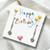 Happy Birthday Party Gift Card & Cubic Zirconia Heart Earrings