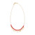 Ladies Gold Plated Flake and Crystal Necklace Ladies Gold Plated Flake and Crystal Necklace