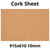 Cork Sheet - 915x610mm - 10mm - Décor and DIY - Pack of 1