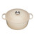 Almond Cream Le Creuset 28cm Cast Iron Round Casserole Dish Almond Cream Le Creuset 28cm Cast Iron Round Casserole Dish