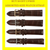 Classic Dark Brown Padded Crocodile Leather WATCH STRAP BUY 10 GET 2 FREE ASSORTED SIZE 18mm-20MM