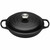 Satin Black Le Creuset 26cm Cast Iron Shallow Casserole Dish Satin Black Le Creuset 26cm Cast Iron Shallow Casserole Dish