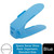 Haven Space Saver Shoe Rack Organiser Standard Size Sturdy & Easy To Clean - Blue