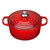 Cerise Red Le Creuset 18cm Cast Iron Casserole Dish Cerise Red Le Creuset 18cm Cast Iron Casserole Dish