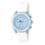 Henley Ladies Pastel Coloured Silicone Sports Watch White/Blue H06179.6