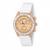 Henley Ladies Pastel Coloured Silicone Sports Watch White/Peach H06179.15