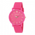 Henley Ladies Coloured Case Silicone Sports Watch Hot Pink  H06178.5