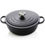 Satin Black Le Creuset 32cm Bouillabaisse Casserole Dish