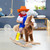 Premium Wooden Rocking Horse - Baby Toy & Gift - Sturdy & Comfortable - HOMCOM