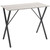 Premium White Rectangular Breakfast Bar Table | Seats 4 | Durable Steel Legs