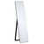 HOMCOM Full Length Mirror, Free Standing or Wall Hanging, Tall Full Body Mirror for Bedroom, Hallway, Black