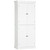 Freestanding Kitchen Cupboard, 6-Tier Cabinet Organizer w/ 4 Adjustable, White