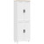 HOMCOM Modern Kitchen Cupboard Storage Cabinet with 4 Shelves, White