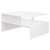 Stylish 2-Tier Coffee Table - Modern Design, White Finish - Perfect for Storage and Display