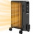 HOMCOM Oil Filled Radiator Portable Space Heater W/ 9 Fin, 3 Heat Settings - 35cm x 24cm x 60cm