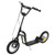 HOMCOM Kids Stunt Scooter with 12" Rubber Wheels, Adjustable Handlebar - Black