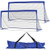 HOMCOM Football Goal Folding Outdoor with All Weather Net 6'x3' - Blue