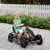 HOMCOM Children Pedal Go Kart w/ Adjustable Seat, Inflatable Tyres - Black