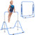 HOMCOM Kids Gymnastic Bar w/ Adjustable Height, Foldable Training Bar - Blue