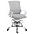 HOMCOM Draughtsman Chair, Mesh Ergonomic Drafting Chair - Grey