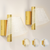 HOMCOM Led Wall Lamp 2 Pack, Modern Indoor Starry Wall Light - Gold Tone